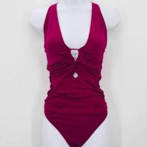 Lauren Ralph Lauren Other - Ralph Lauren Fuchsia one piece swimsuit 16 BoxA